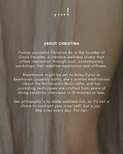 Comfortable In Your Skin with Christina Ko of Good Peoples  (Sept)